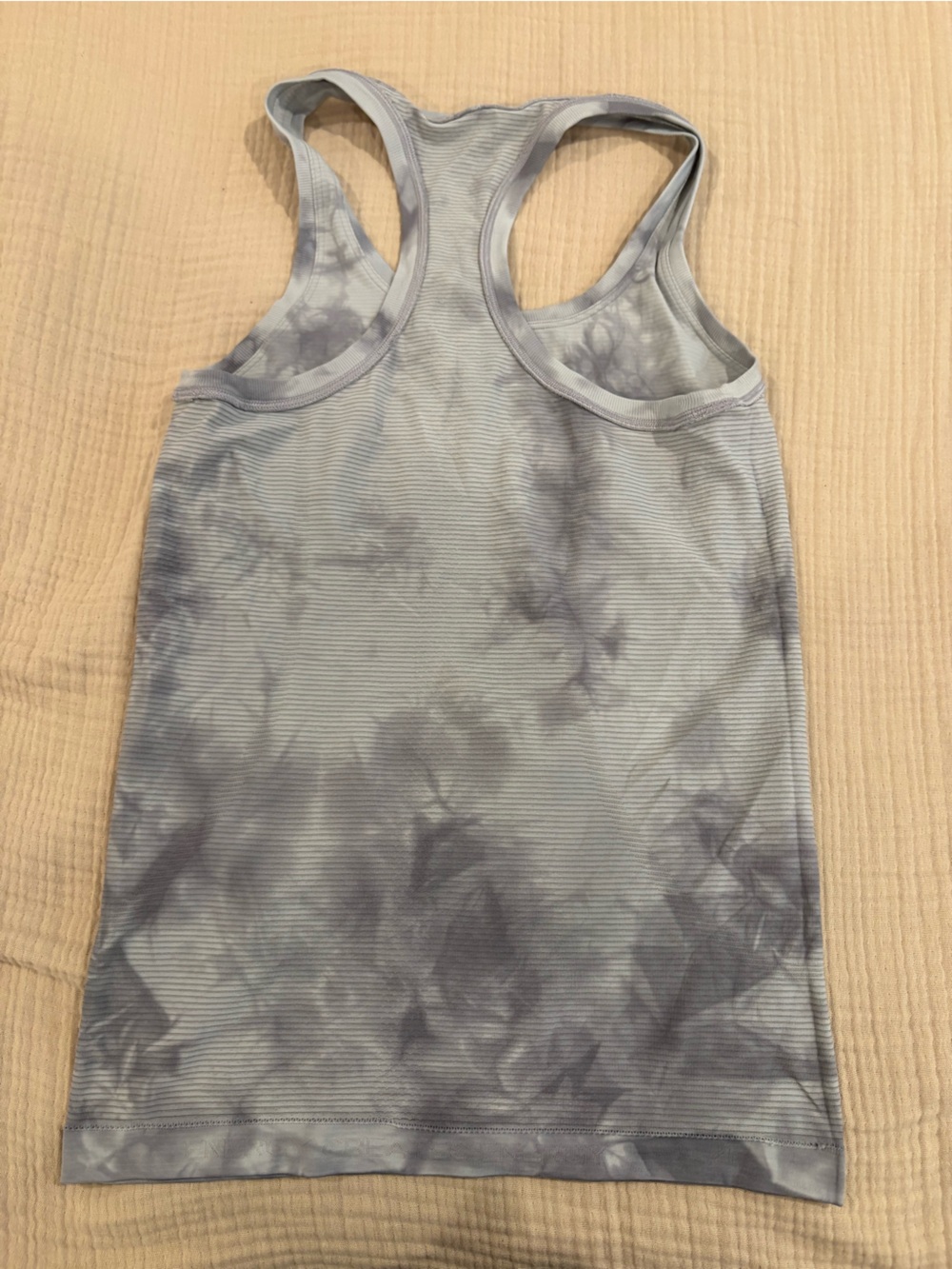 Lululemon Women's Tank Top Swiftly Tech Gray Tie Dye Size 4